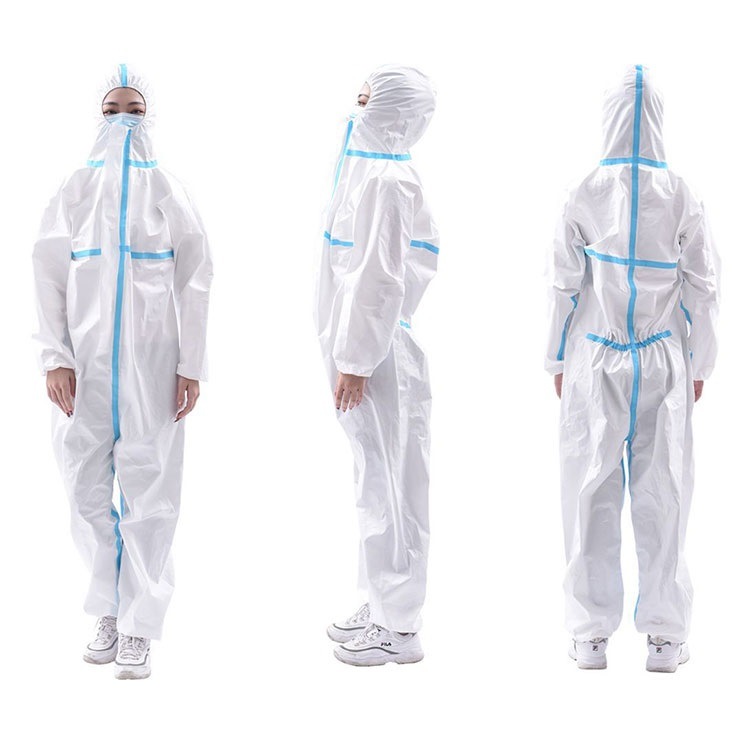 FDA Full-Body Disposable Protective Clothing Disposable Coverall Medical Scrubs Isolation Clothing