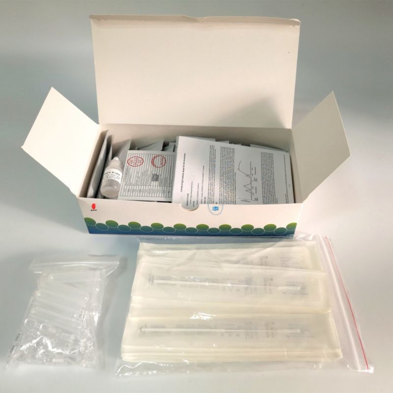 High Accuracy Medical Test Cassette with Flocked Swab