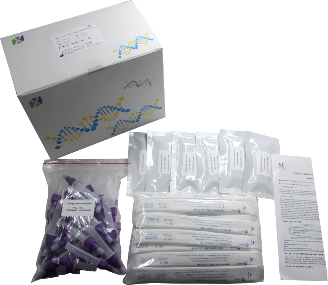 PCR Rapid Test Cassette Kit Igg/Igm Ab Whole Blood and Antigen AG Swab Test