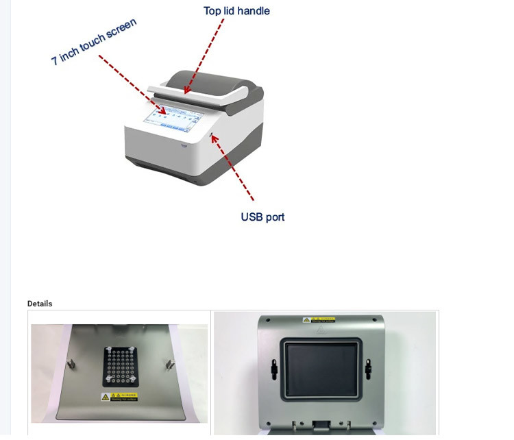 Rt PCR System Portable PCR Machine (Gentier 48r)