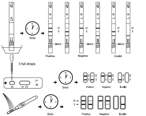 Women Fertility Test Kits Lh Test Strip/Cassette/Midstream