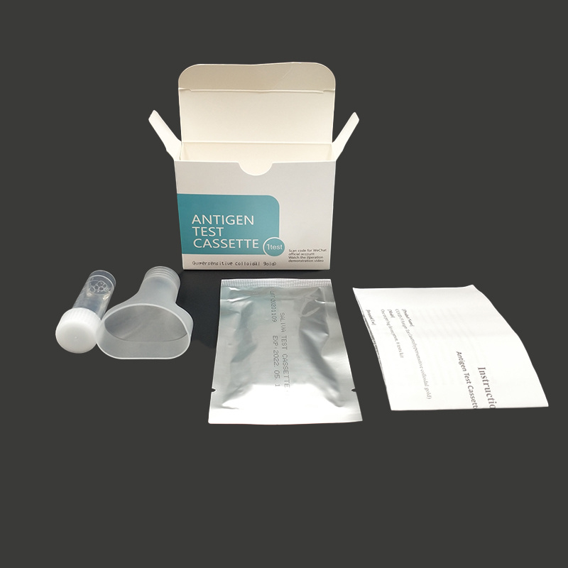 Novel Virus Antigen Saliva Testing Cassette PCR Rapid Test Kit