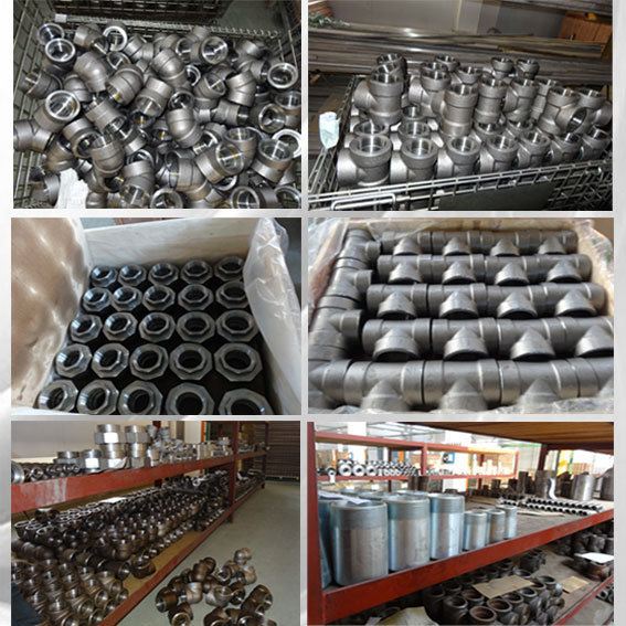 Forged Carbon Steel A105 Pipe Fittings of Socket Weld Half Couplings