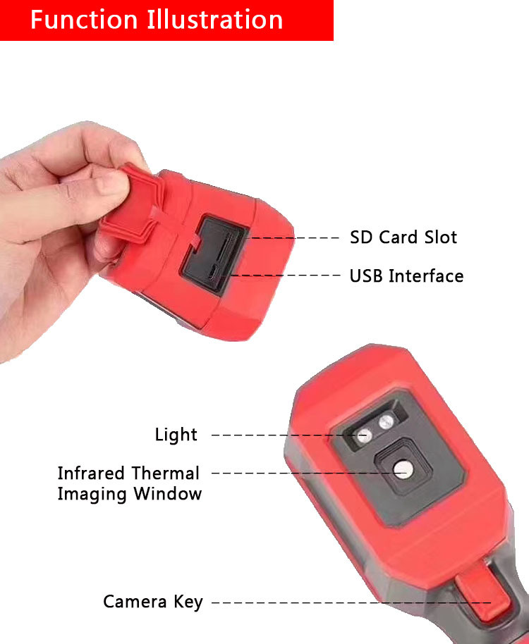 Chinese Supplier Make Handheld Thermal Imagining Camera Temperature Imager for Anti Medical Equipment