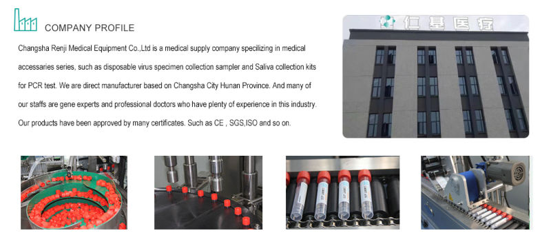 Saliva Easy Test Disposable Sterile Saliva Kit DNA Rapid Test Collector Kit