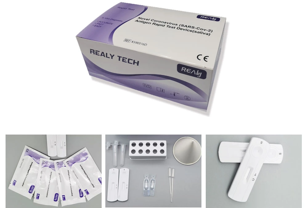 Saliva Test Antigen Rapid Diagnostic Test Kit with FDA