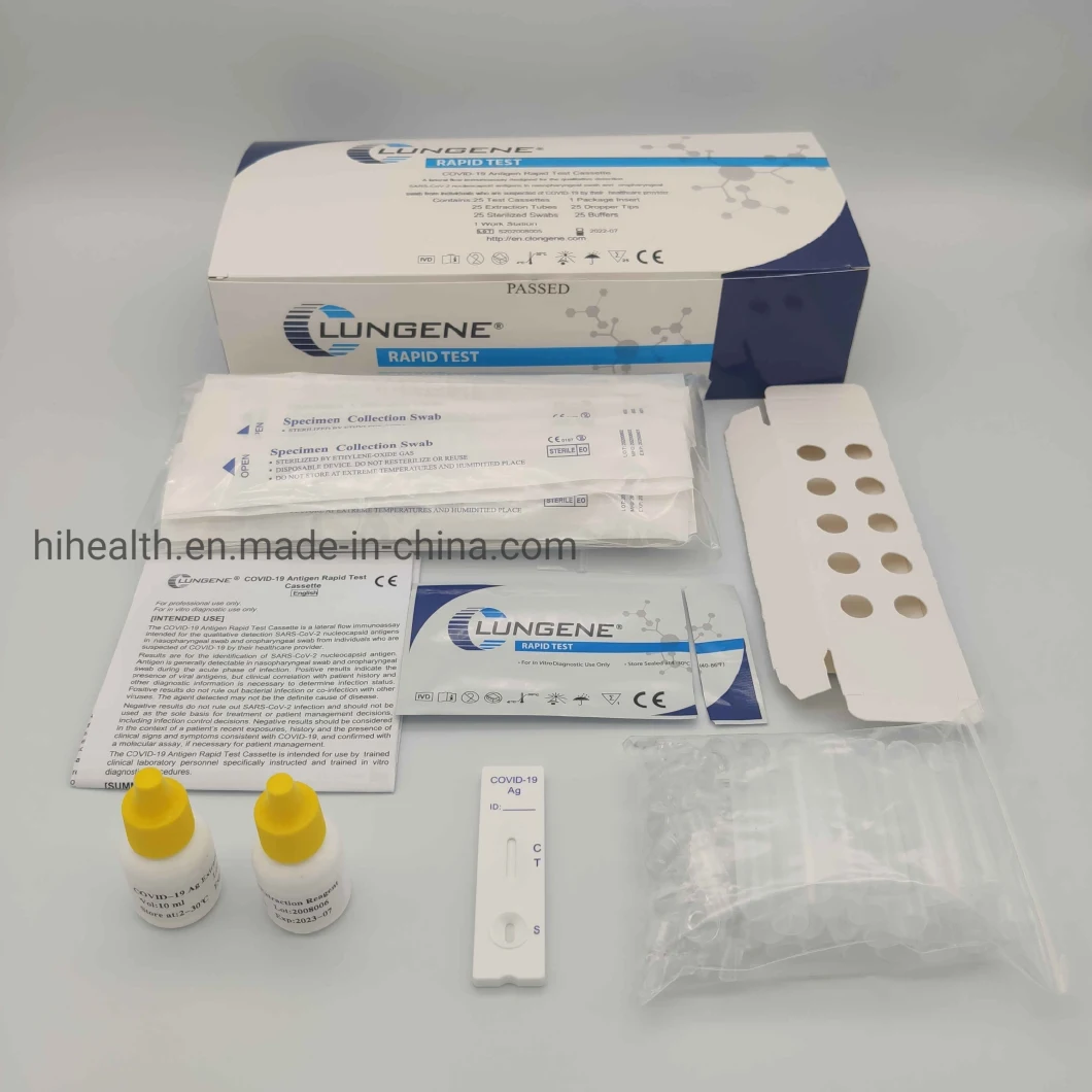 Clongene Lungene Clungene CE Certificate Antigen Rapid Test Kit