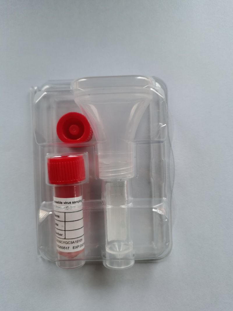 Saliva Medium Transport DNA Rna Oral Saliva Collection Funnel
