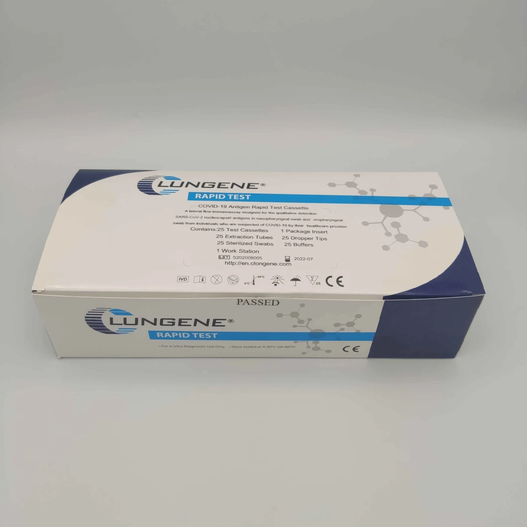 Clungene Virus Antigen Rapid Test Cassette Test Kit Stable and Accurate