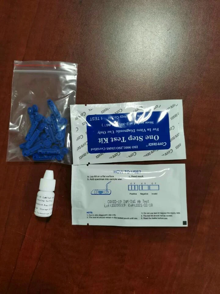 Igm/Igg Rapid Test Kit Medical Test Cassette by Blood/Serum/Plasma