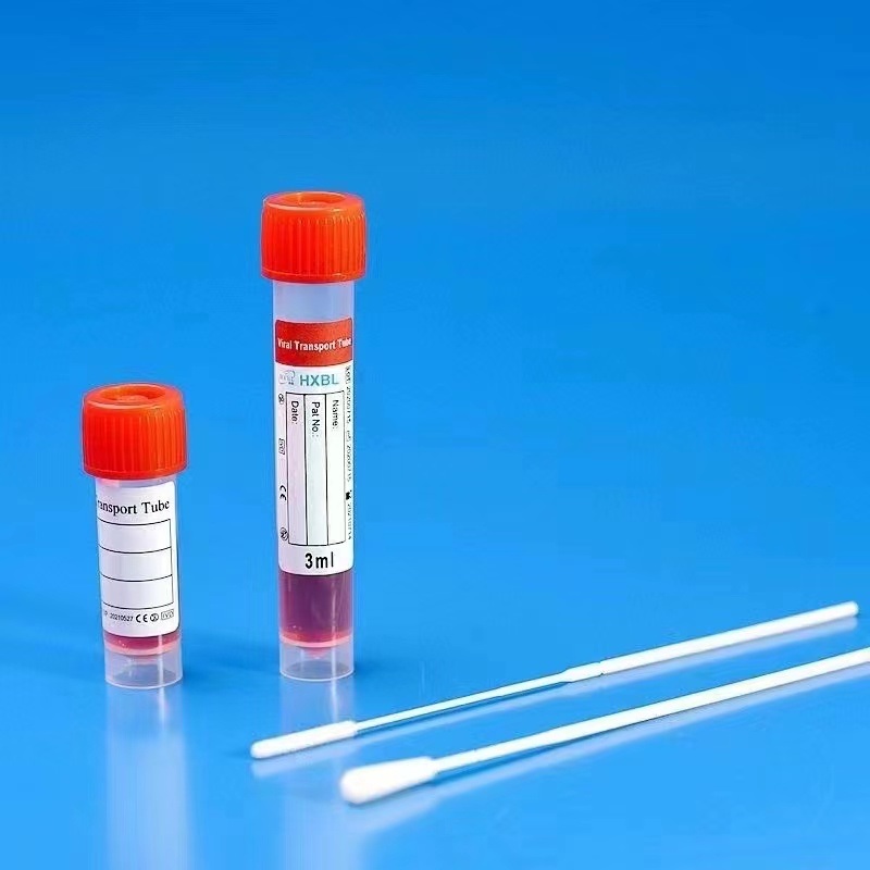 Flocked Nasal Swab PCR Test Nasopharyngeal Swab Collection Swab Test for Flu