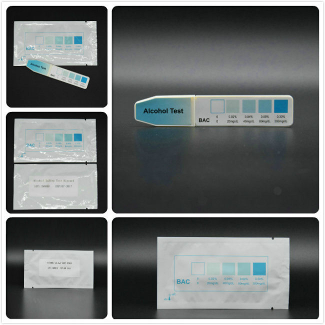 Alcohol Testing Kits/Alcohol Test Strips/ Alcohol Test Kit/Alcohol Testing Strip/Cassette/Dipcard