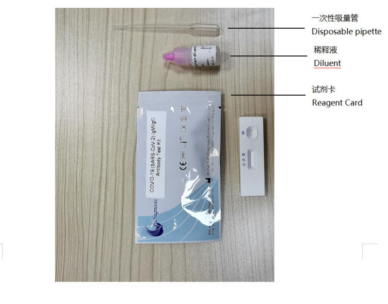 Igm/Igg Antibody Body Test Kit with Ce/Tga Approved