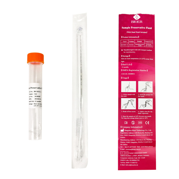 Ce/FDA Certifical New Virus Test Nasal Oral Flocked Nasal Test Swab