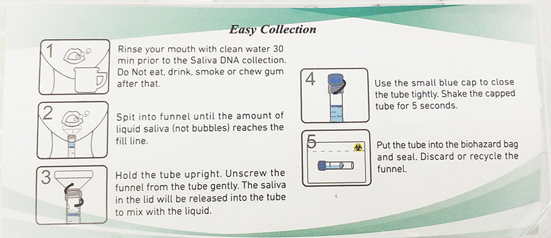 CE/ISO13485 Approved Disposable Integrated Saliva Collection Kit Saliva Collector for Virus DNA/Rna Extracting