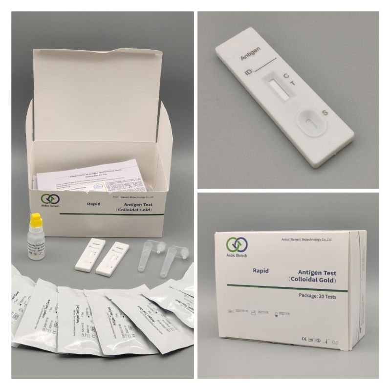 Real Time Antigen Swab Test Rapid Test Kit Antigen Rapid Diagnostic Test Kit CE
