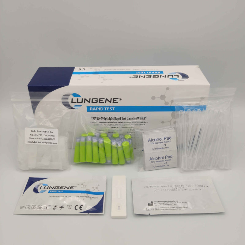 Lungene Rapid Test PCR Rapid Fast Delivery Antigen Antibody Lgg Lgm Rapid Test Kit CE