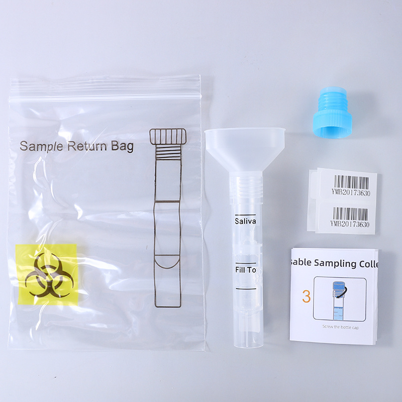 Single Package Saliva Collection Testing Tube for Virus