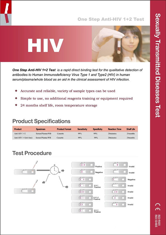 Diagnostic Test HIV Rapid Test Cassette