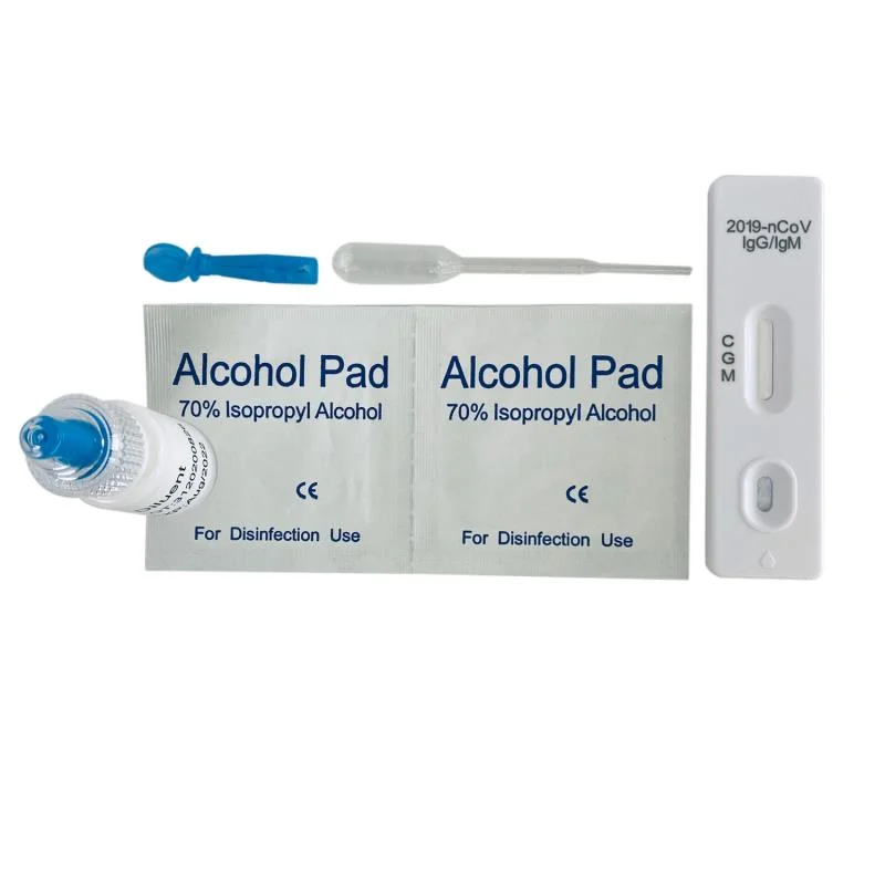Disposable Medical Diagnostic Nose Flu a B Antigen Igg Rapid Influenza Test Kit with Cassette