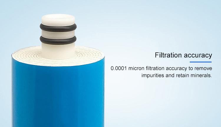 75g Water Filter RO Membrane for Water Purifier 0.0001 Accuracy