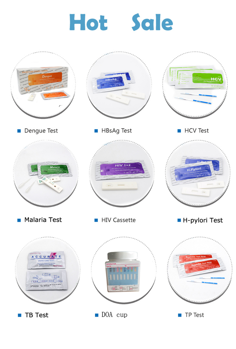 Malaria PF/PV Antibody Infectious Diseases Rapid Diagnostic Test Kits Blood Group Test