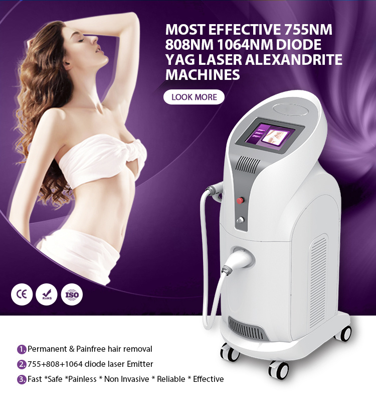 100% Best Results Hair Removal Diode Laser Machine From Globalipl