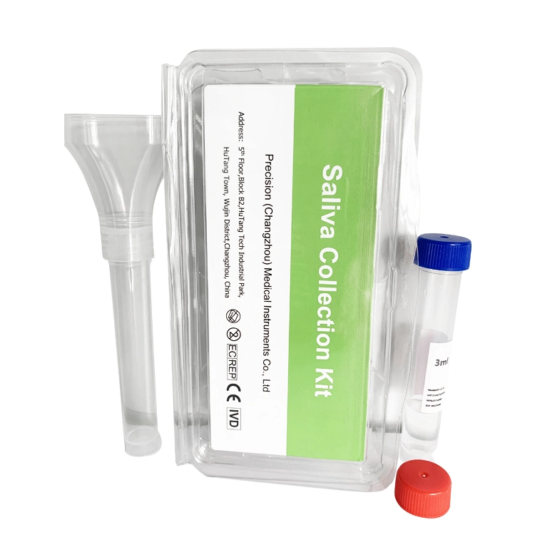 FDA Hot Sale Disposable Saliva Sample Collection Kit for DNA/Rna PCR Test Kit