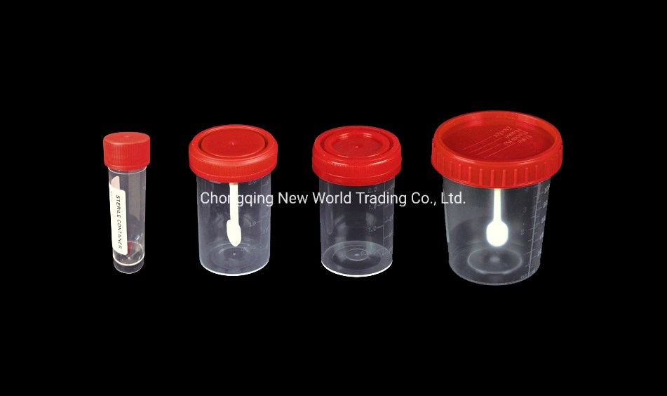 Medical Plastic 30ml 60ml 120ml Specimen Collection Test Stool Urine Container