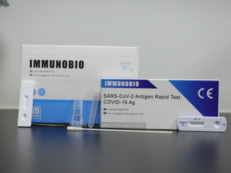 Pei/Bfarm Immunobio Coil AG Test Kit AG Test &#160; Saliva Test&#160;