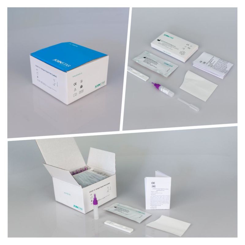 Antigen Saliva Diagnostic Rapid Test Cassette Indivudual Test Kit