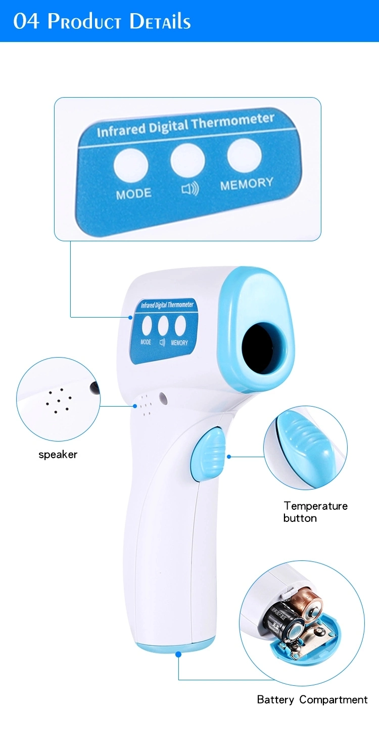 Non-Contact Forehead Thermometer, 1 Second Results, Digital Body Laser Gun to Measure Temperature