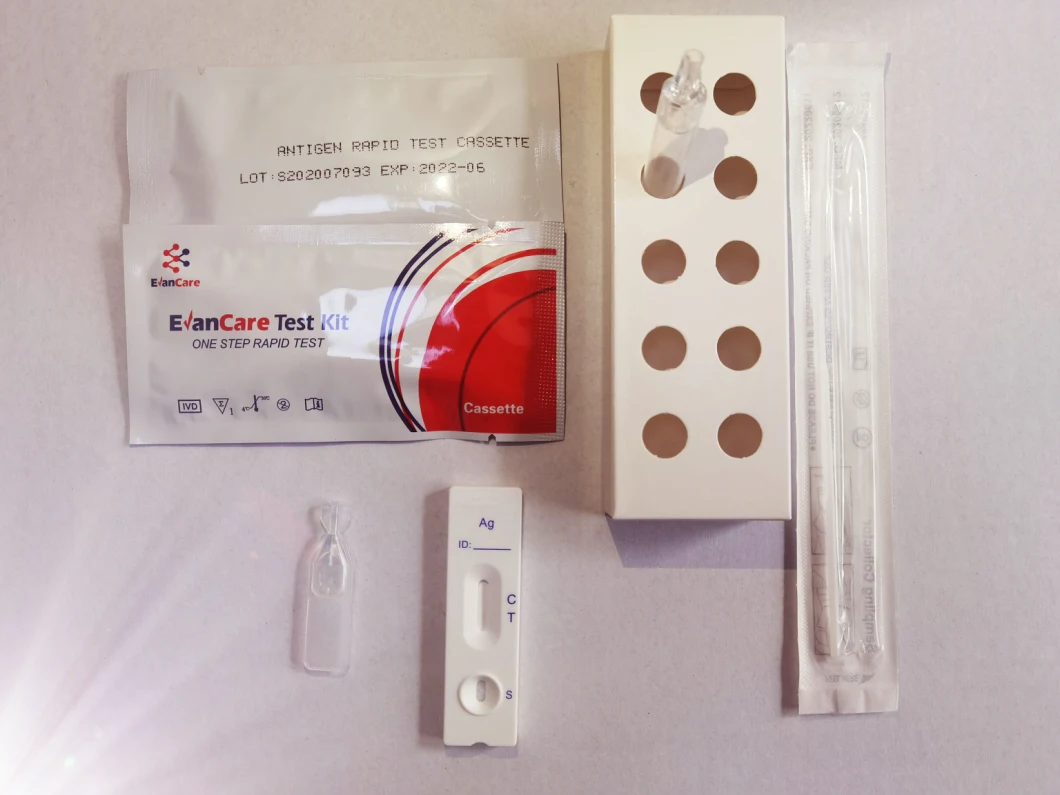 Excellent PCR Test Kit Antigen Saliva Rapid Test and Antibody Influenza a+B Combo Rapid Test Device Self -Test at Home