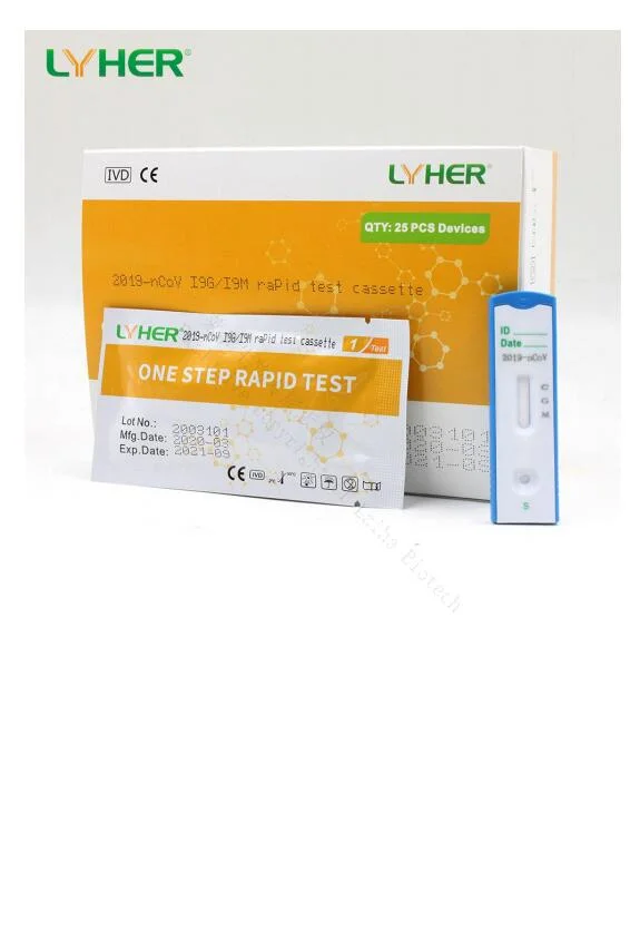Novel Pneumonia Test Kit Igm/Igg Ab Real-Time Fluorescent Rt-PCR Test Kit for Detecting Virus Test Kit