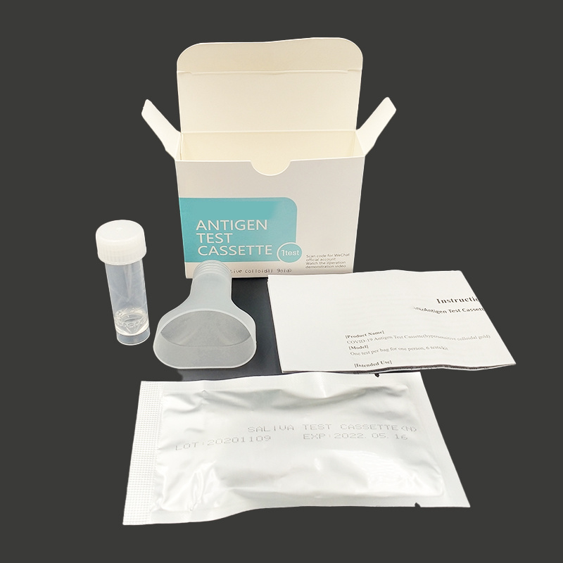 Novel Virus Antigen Saliva Testing Cassette PCR Rapid Test Kit