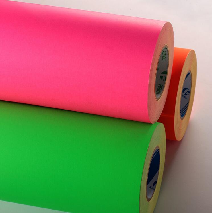 Fluorescent Colorful Paper Sticker for Wrapping