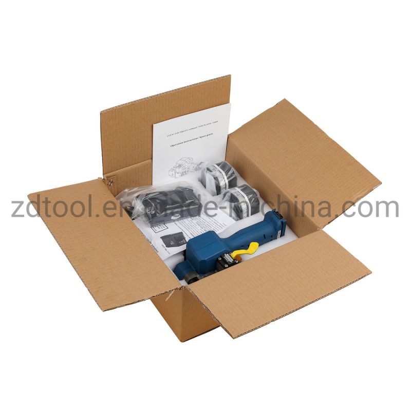 Battery Powered Packing Strapping Packaging Machine for PP/Pet Straps (P323-19)