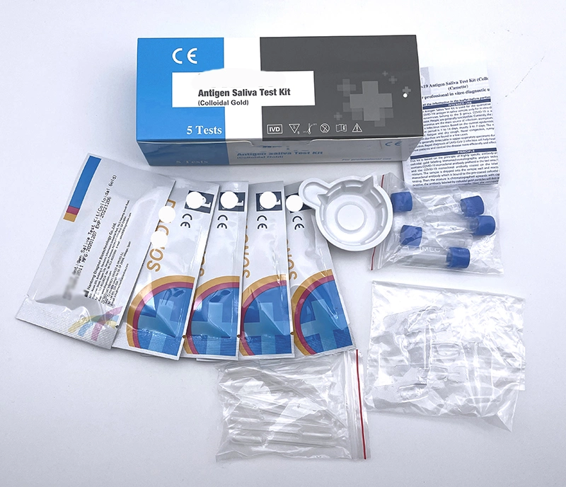 in Vitro Diagnostic Reagent (IVD Reagents) 19 Antigen Saliva Test Kit (Colloidal Gold)