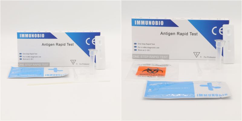 Pei/Bfarm Immunobio Antigen Rapid Diagnostic Test Saliva/Nasal Swab Test Antigen