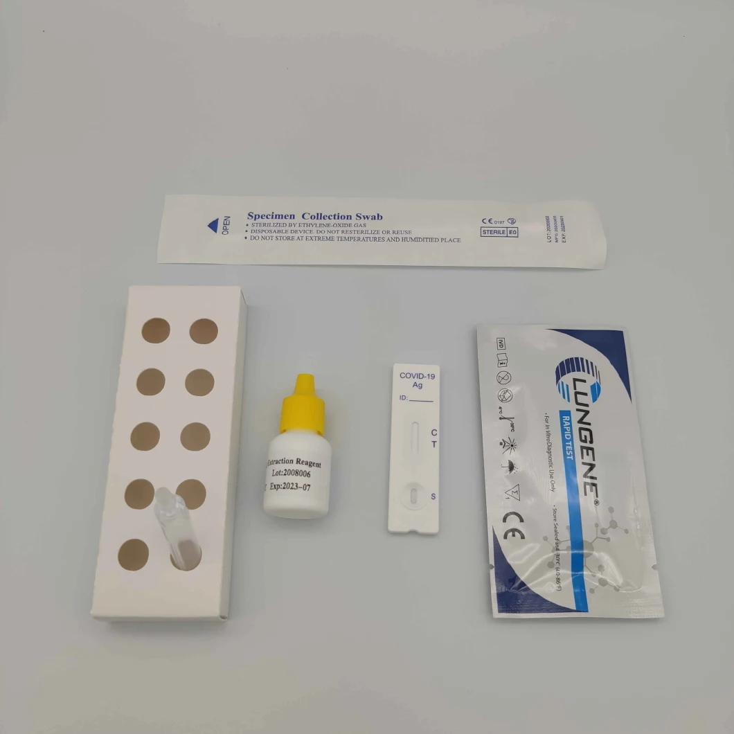 China Clungene Antigen Rapid Test Cassette (latex, saliva) for Diagnosis Use