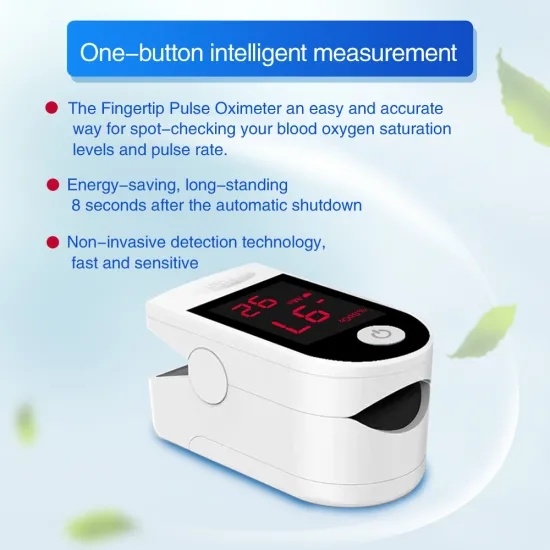 High Quality SpO2 Fast Test Pulse Rate Fingertip Pulse Oximeter