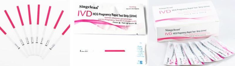 CE Marked HCG Pregnancy Diagnostic Test Kit Test