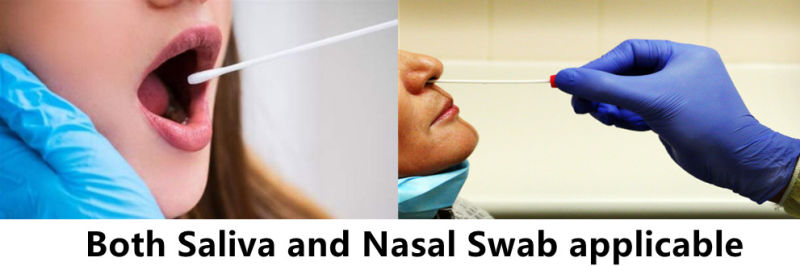 Throat Swab Saliva Antigen Rapid Test Kit Cassette