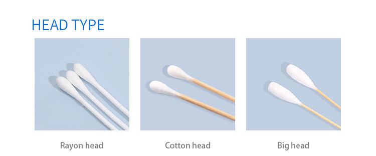 New Design Medical Test Sterile Bamboo Stick Cotton Swab