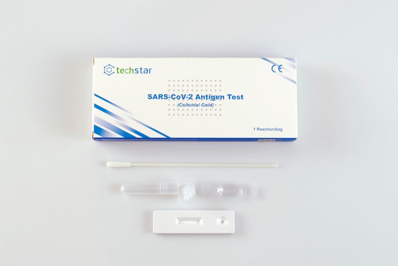Disposable Rapid Medical Diagnosis Antigen Saliva Test for 5 Person with CE Certificate