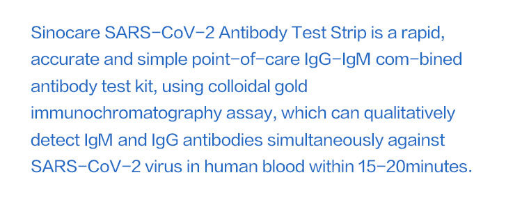Rapid Virus Diagnostic Antibody Igg-Igm Rapid Test Kit Colloidal Gold