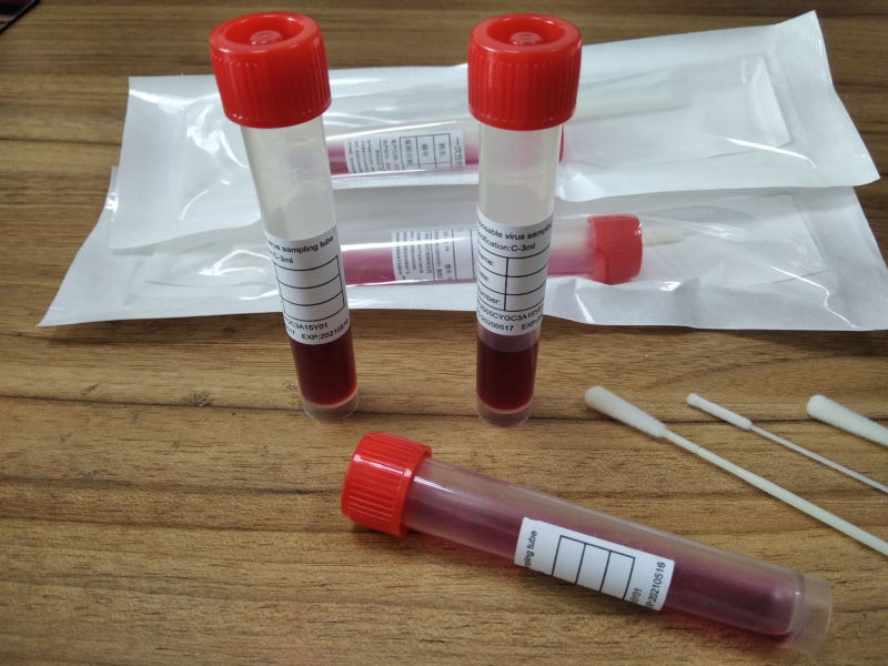 FDA Viral Transport Media with Flocked Nasal Swab for PCR Test