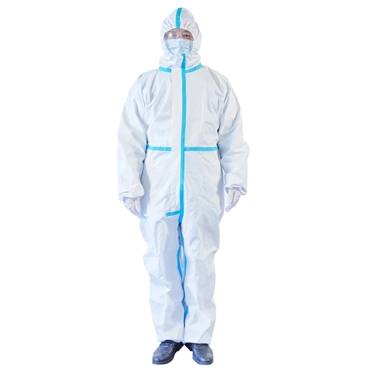 FDA Full-Body Disposable Protective Clothing Disposable Coverall Medical Scrubs Isolation Clothing