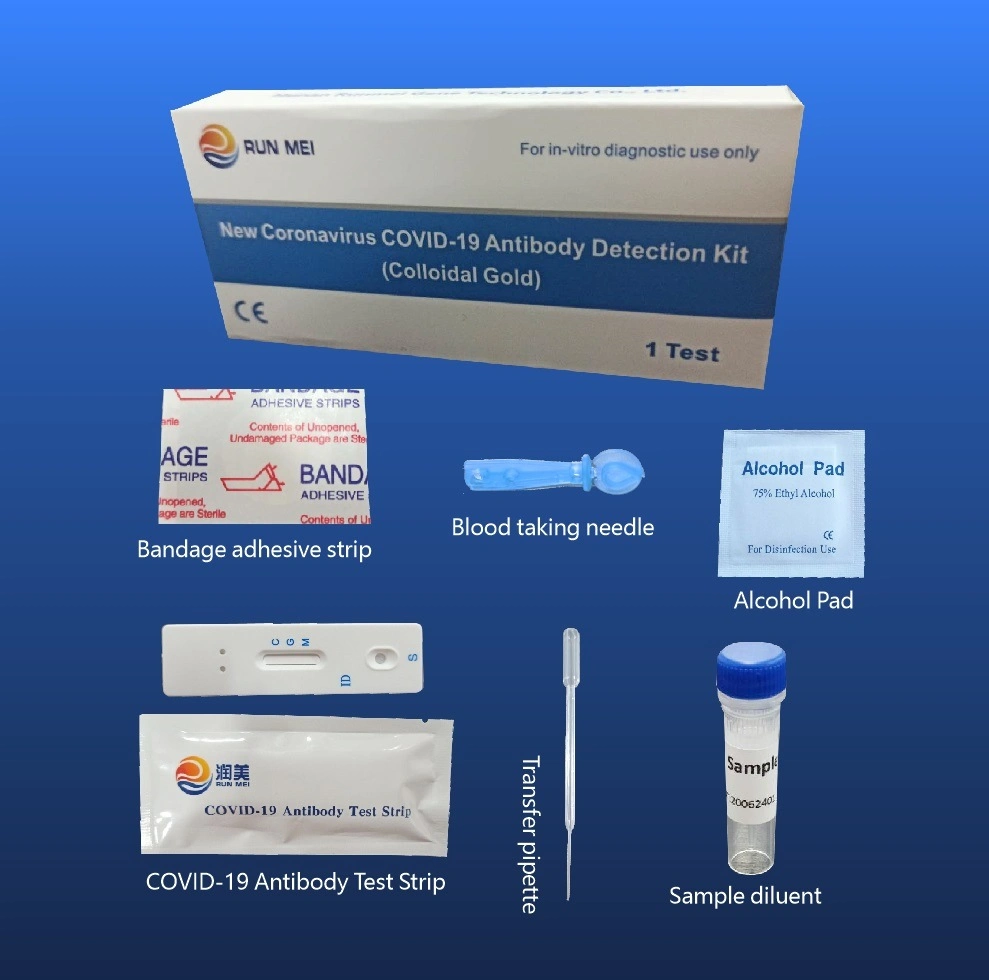 CE ISO 13485 Rapid Diagnostic Test Kit, Rapid Test Kit, Igm/Igg Test Kit Colloidal Gold