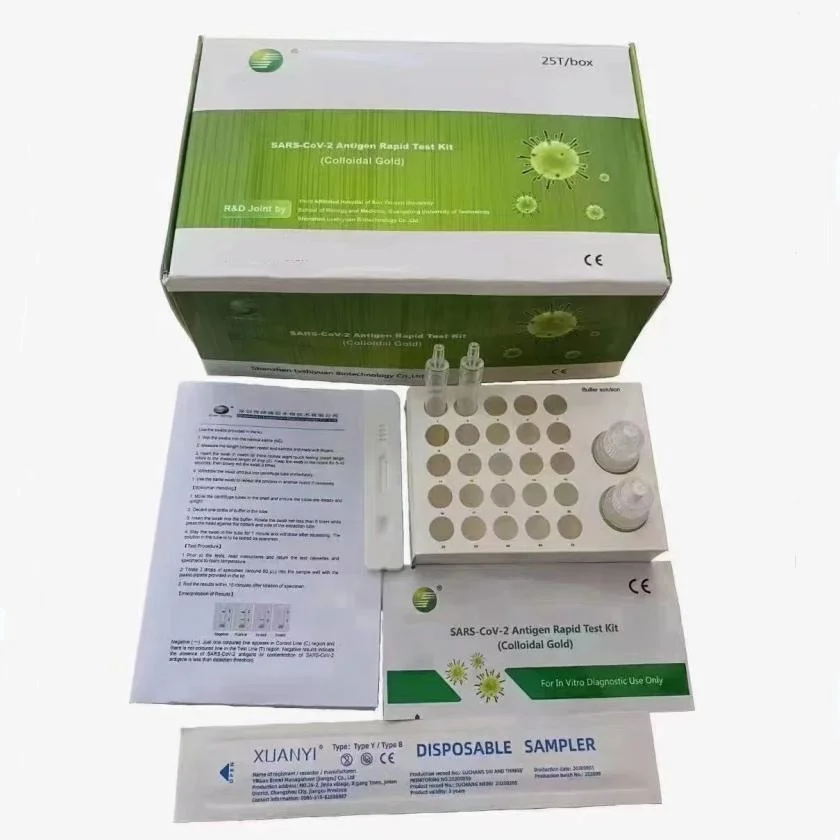 Hot Selling Rapid Test Diagnostic Nasal Swab Antigen Test Kit, Saliva Antigen Test